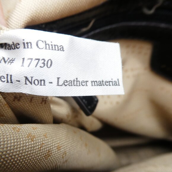 Anya Hindmarch for Target Black Faux Leather Shoulder Bag As-Is - Picture 11 of 11